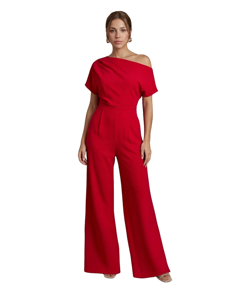 Coast Petite Off Shoulder Jumpsuit