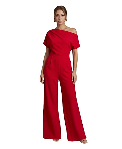 Coast Petite Off Shoulder Jumpsuit