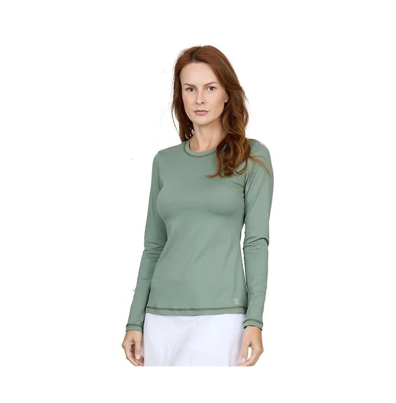 Sofibella Women's Long Sleeve Tennis Shirt