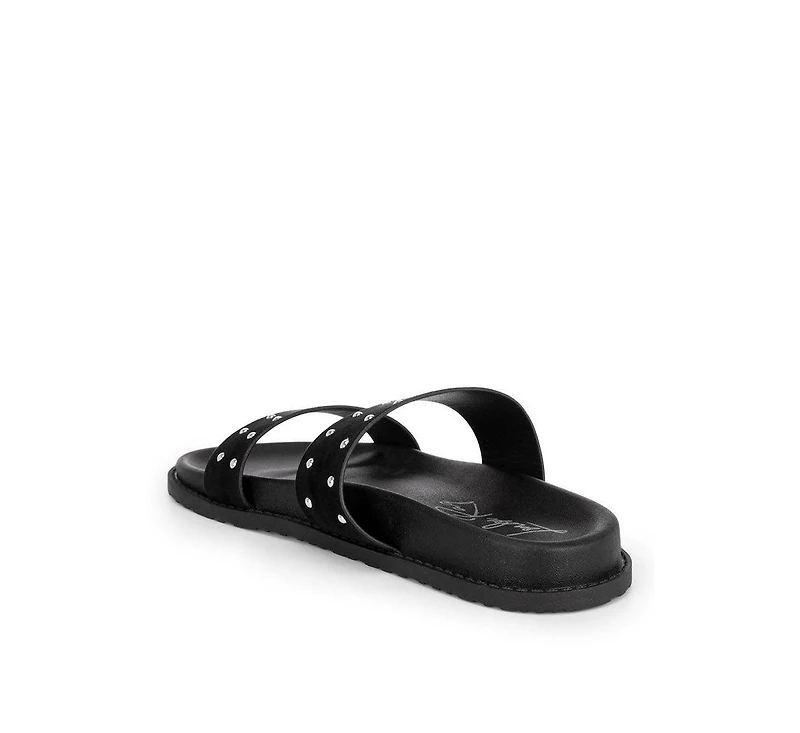 London Rag Women's Stud Embellished Slip On Flats