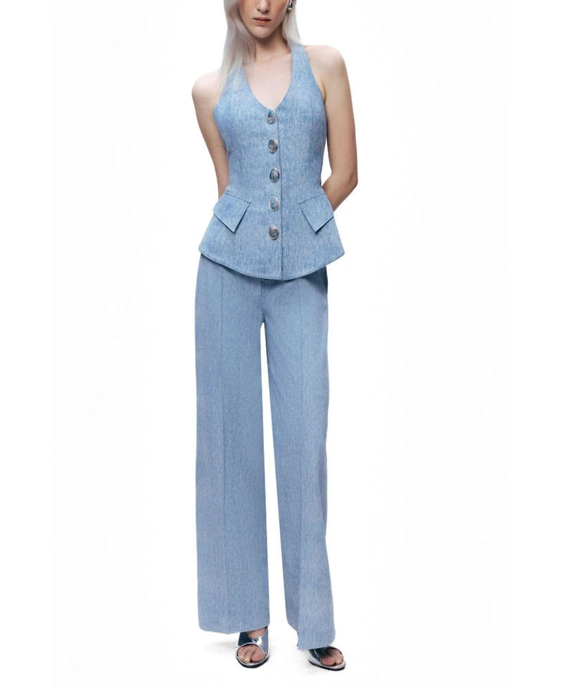 Nocturne Women's Wide-Leg Trousers