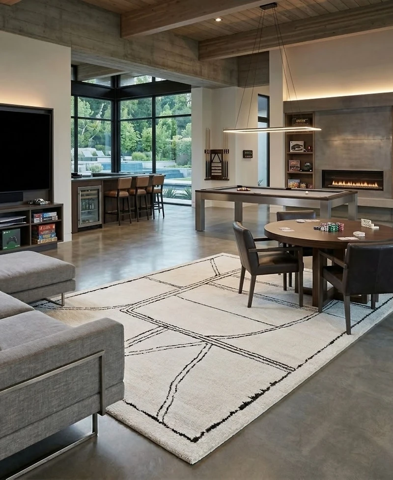 Amer Rugs Monotone MNT1 5'x8' Area Rug