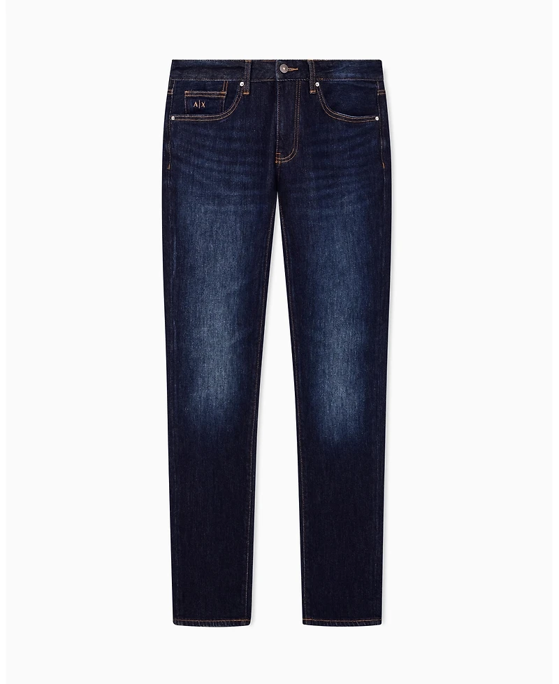 A|X Armani Exchange Men's Slim-Fit Comfort Poly-Cotton Denim Jeans