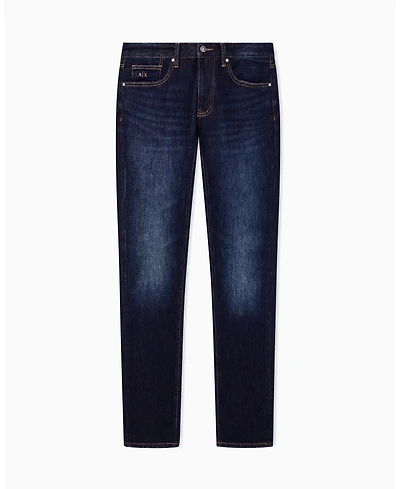 A|X Armani Exchange Men's Slim-Fit Comfort Poly-Cotton Denim Jeans