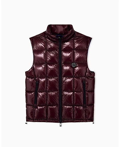 A|X Armani Exchange Men's Nylon Metallic Shine Down Vest