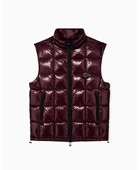 A|X Armani Exchange Men's Nylon Metallic Shine Down Vest