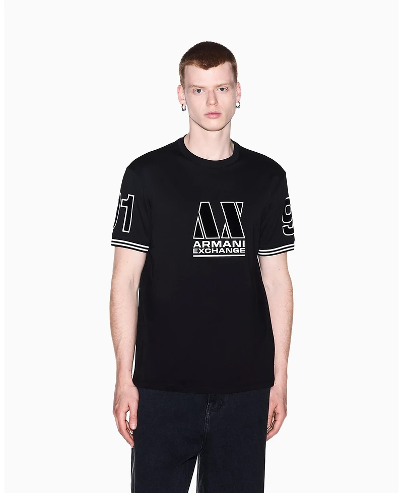 A|X Armani Exchange Men's Multi Badge T-Shirt