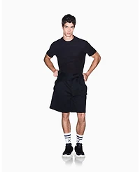 A|X Armani Exchange Men's All Over Logo Mercersized Cotton T-Shirt