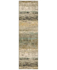 Closeout! Scott Living Artisan Diffuse Bronze 2'4" x 7'10" Runner Rug