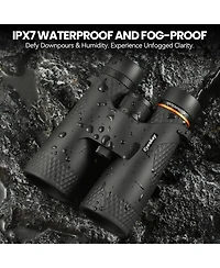 Neewer 10x42 Waterproof Binoculars with Ed Glass and Phone Adapter