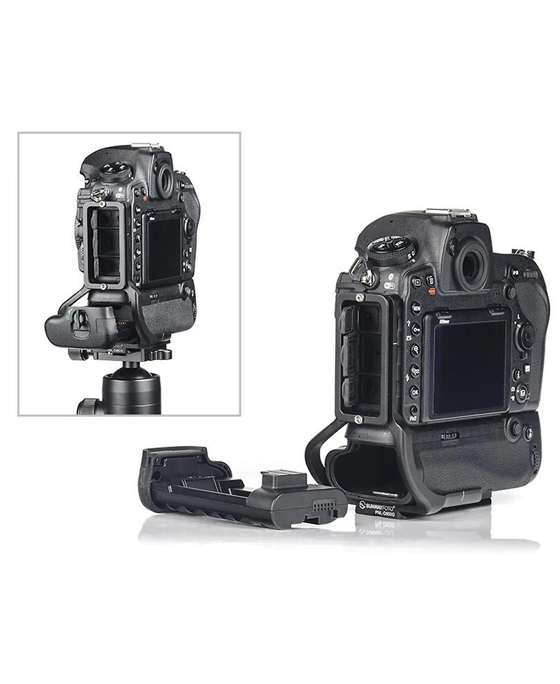 SunwayFoto Dedicated L-Bracket with Battery Grip for Nikon D850 Camera