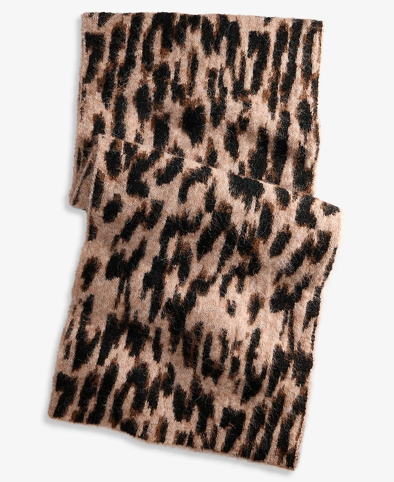 I.n.c. International Concepts Women's Leopard-Print Scarf, Macy's Exclusive