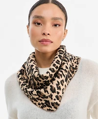 I.n.c. International Concepts Women's Leopard-Print and Solid Two-Pack Triangle Scarf Gift Set, Macy's Exclusive