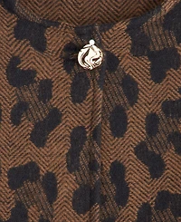 I.n.c. International Concepts Women's Leopard-Print Topper, Macy's Exclusive