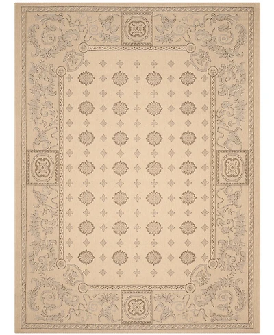 Safavieh Courtyard CY1356 Natural and Brown 8' x 11' Outdoor Area Rug