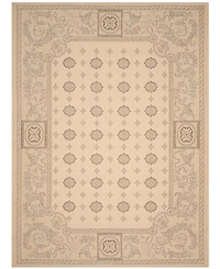 Safavieh Courtyard CY1356 Natural and Brown 8' x 11' Outdoor Area Rug