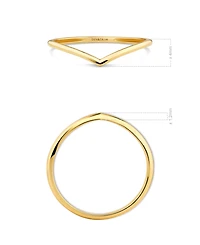 Devata Chevron Ring in 14K Gold