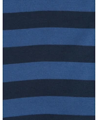 Leveret Mens Striped Micro Fleece Pants