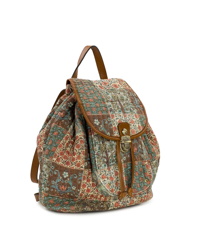 Patricia Nash Arezzo Nordic Patchwork Cotton Backpack