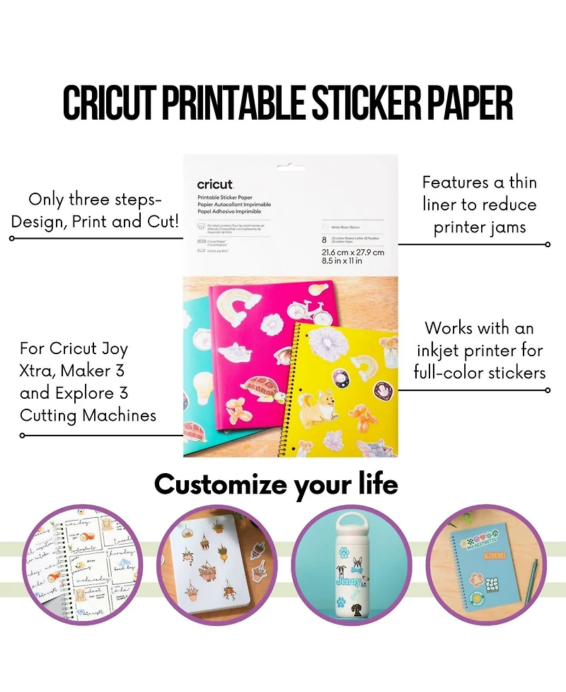 Cricut Joy Xtra Cutting Machine with Ultimate Card and Sticker Making Bundle