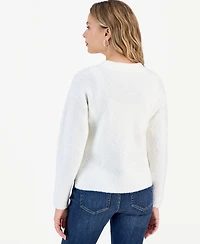 I.n.c. International Concepts Petite Boucle V-Neck Sweater, Macy's Exclusive