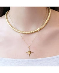 The Lovery Starburst Necklace 14K Gold Plated Sterling Silver
