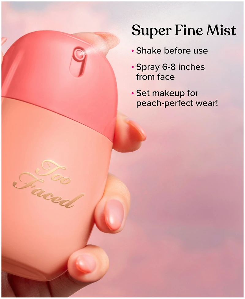 Too Faced Peach Mist Hydrating Setting Spray, 1.7 oz.
