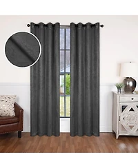 Superior Wave Geometric Washable Room Darkening Blackout Curtains