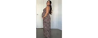 Pinkblush Maternity Black Multi-Color Floral Sleeveless Tiered Maxi Dress