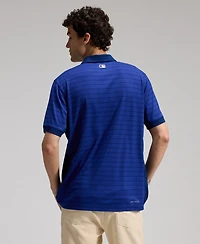 Nike Men's Royal Los Angeles Dodgers Authentic Collection Striped Victory Dri-fit Polo Shirt