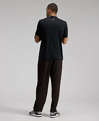Nike Men's Black San Francisco Giants Authentic Collection Striped Victory Dri-fit Polo Shirt