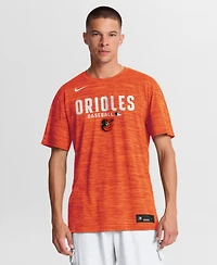 Nike Men's Orange Baltimore Orioles Authentic Collection Velocity Dri-fit T-Shirt