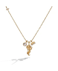 Alex and Ani Aquarius Zodiac Charm Cluster Necklace