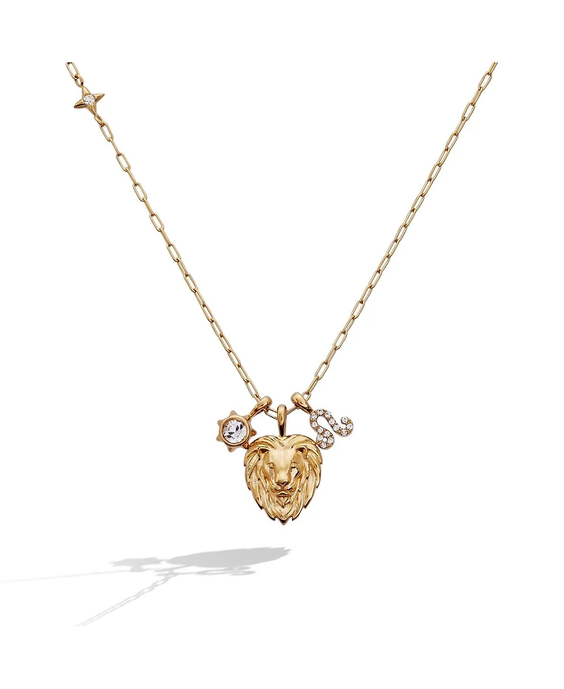 Alex and Ani Leo Zodiac Charm Cluster Necklace