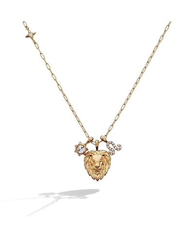 Alex and Ani Leo Zodiac Charm Cluster Necklace