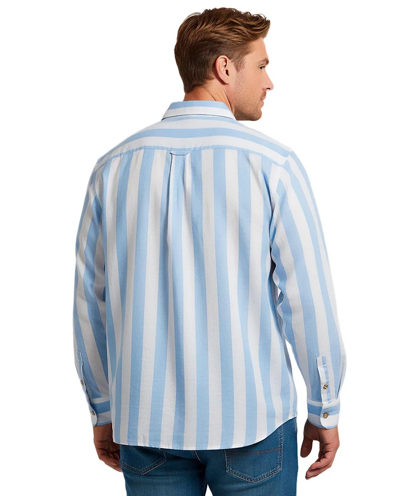 KingSize Men's Big and Tall Long Sleeve Linen Shirt