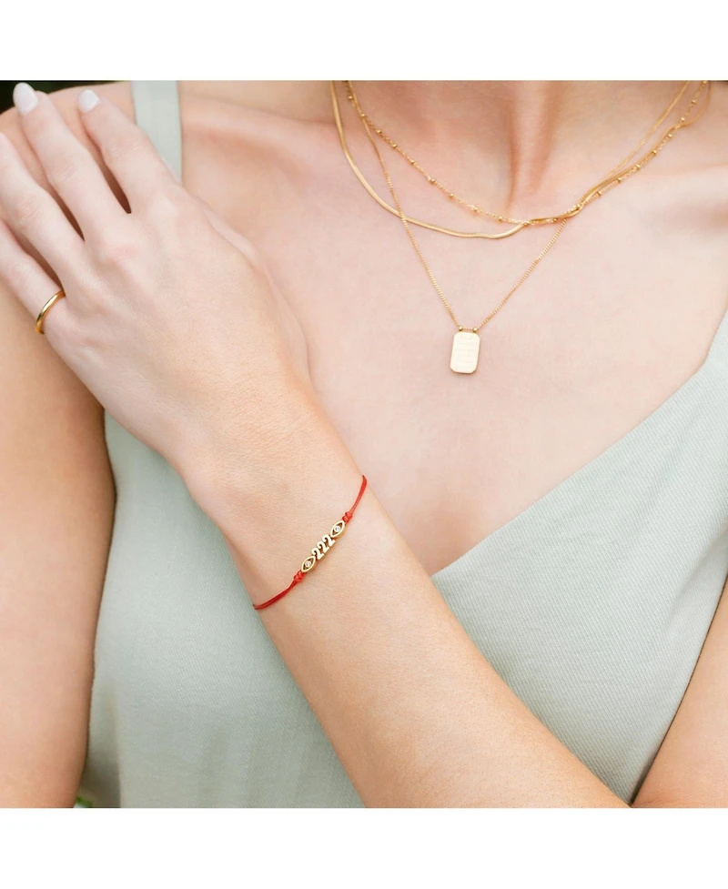 Mantra Angel Number Threads Bracelet