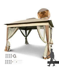 8.3FT Solar Led Patio Umbrella