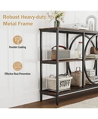 Slickblue Modern 3-Tier Console Table for Entryway or Hallway