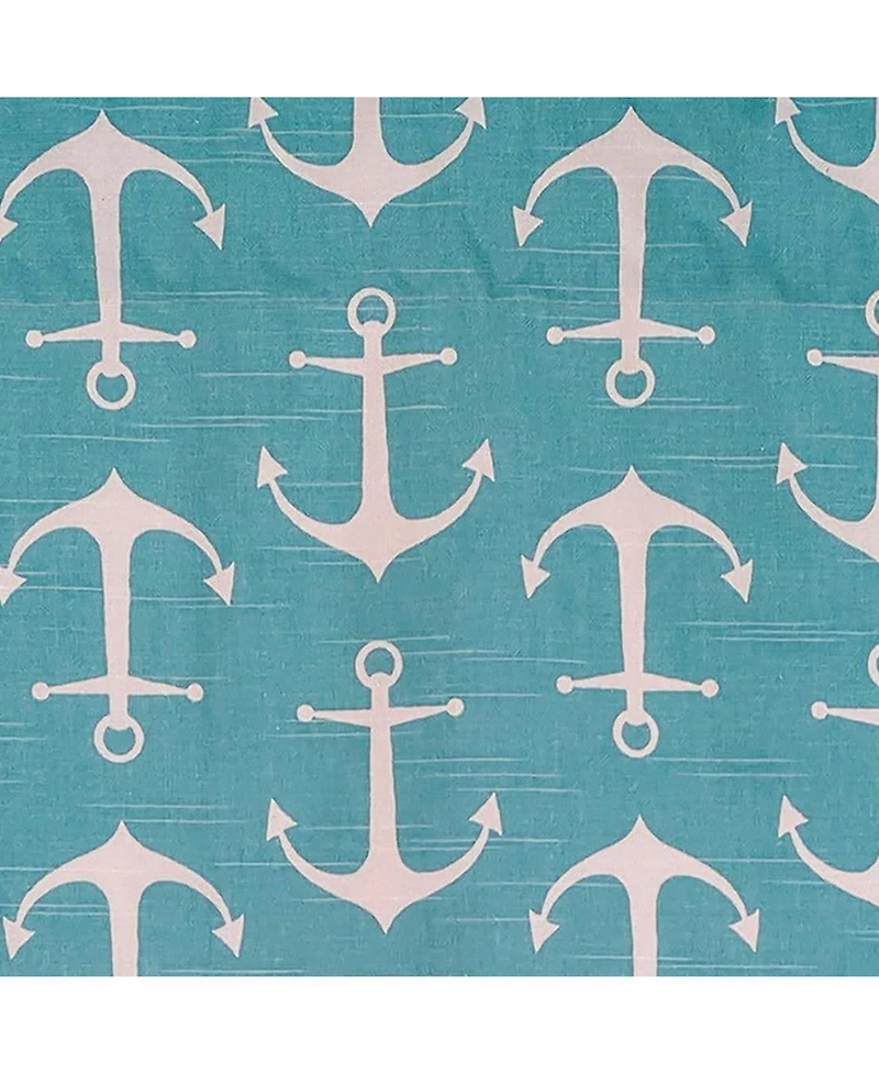 Rlf Home 100percentage Cotton Sinker Regal With Lining Rod Pocket Window Valance