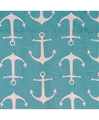 Rlf Home 100percentage Cotton Sinker Regal With Lining Rod Pocket Window Valance