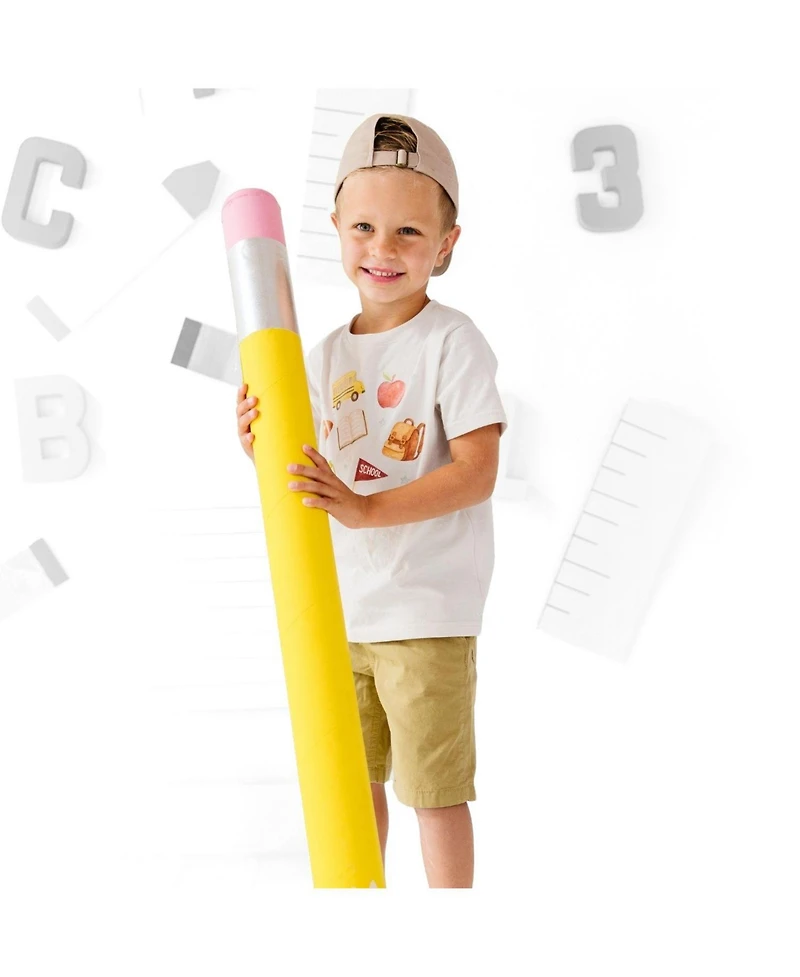 Sweet Wink Toddler Boys School Dude Short Sleeve T-Shirt