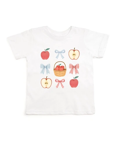 Sweet Wink Big Girls Apple Picking Cutie Short Sleeve T-Shirt