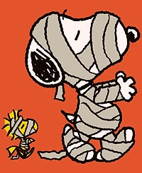 Hybrid Apparel Men's Snoopy Mummy Short-Sleeve T-Shirt