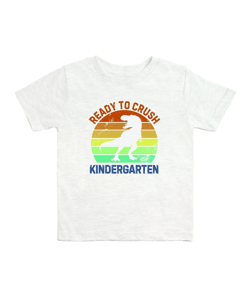 Sweet Wink Little Boys Ready to Crush Kindergarten Short Sleeve T-Shirt