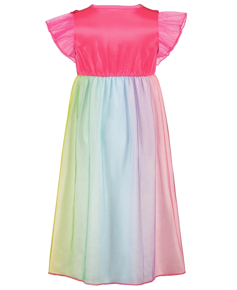 Disney Princess Toddler Girls' 2T-5T Fantasy Flutter-Sleeve Party Gown