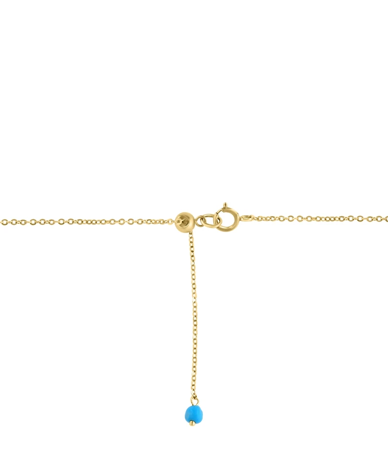 Effy Collection Turquoise Necklace in 14k Yellow Gold