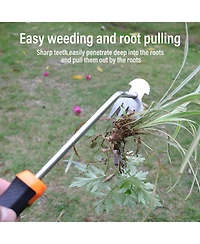 Xdovet Weed Remover Tool Garden Portable Rubber Handle