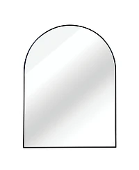 Laoties 30" x 40" Arched Bathroom Mirror, Metal Vanity Mirror for Entryway, and Living Room
