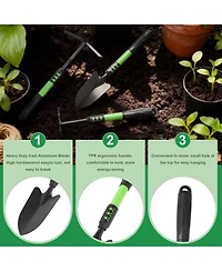 Xdovet Garden Shovel Spade Hand Rake Tool Set